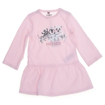 Klänning (Rosa) från Kenzo Kids Bomull, Elastan