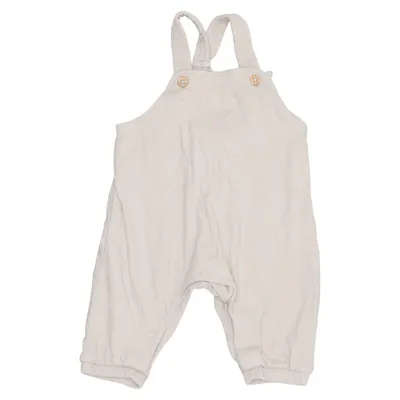 Salopette (Beige) de Lindex Newborn Coton, Élasthane, Polyester