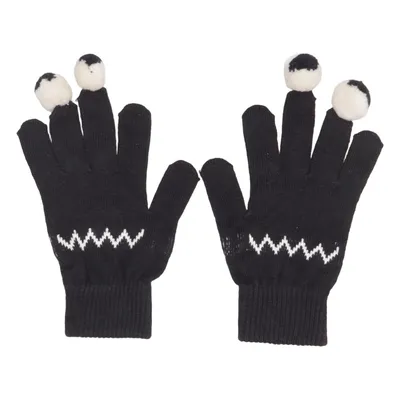 Handschoenen (Zwart, Wit) van Stella McCartney Kids Katoen, Polyamide, Wol