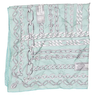 Sjal (Grön, Flerfärgad) från Tiffany & Co. Silke