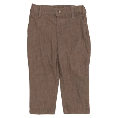 Kostuumbroek (Bruin) van H&M Katoen, Elastaan, Polyester