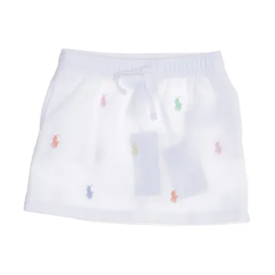 Skirt (White, Multicolored) from Polo Ralph Lauren Cotton, Polyester