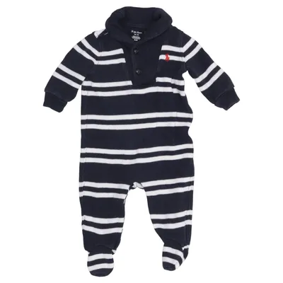 Barboteuse (Bleu, Blanc) de Ralph Lauren Coton, Polyester