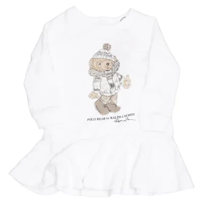Jurk (Wit) van Ralph Lauren Katoen, Polyester