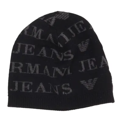 Beaniehue (Sort, Grå) fra Armani Jeans Akryl, Uld