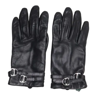 Læderhandsker (Sort) fra Lauren Ralph Lauren
