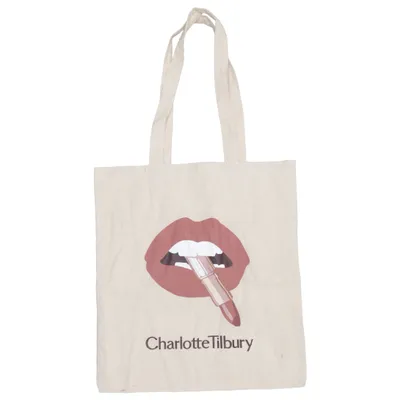 Sac en toile (Beige, Multicolore) de Charlotte Tilbury