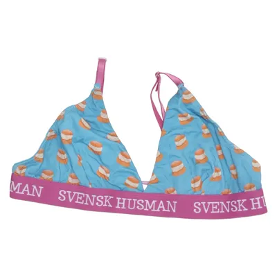 Brassière (Bleu, Violet) de Svensk Husman Coton, Élasthane