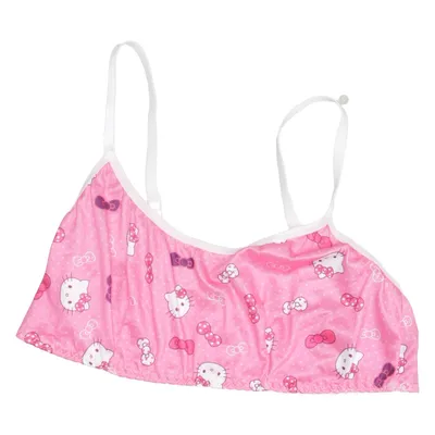 Bralette (Roze, Wit) van Hello Kitty by Sanrio Elastaan, Polyester