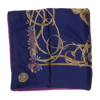 Halsdoek (Blauw, Meerkleurig) van 19V69 Italia by Versace 1969 Polyester