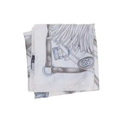 Neckerchief (White, Multicolored) from Gucci Silk