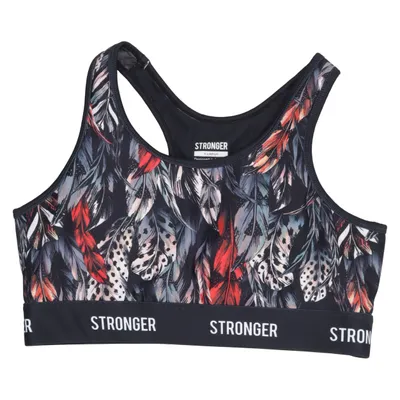 Sport-BH (Svart, Flerfärgad) från Stronger Elastan, Polyester