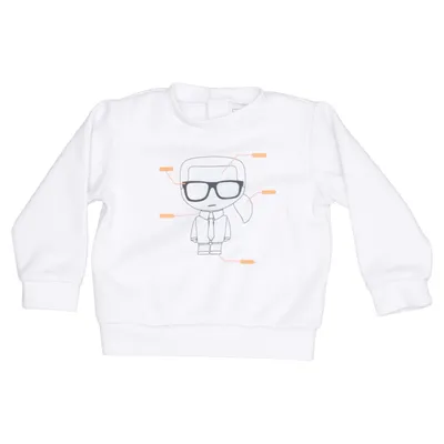 Sweatshirt (Blanc) de Karl Lagerfeld Kids