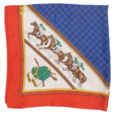 Scarf (Röd, Blå, Vit) från Celine