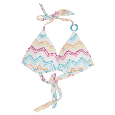Bikini top (Hvid, Flerfarvet) fra Marie Jo Elastan, Polyamid, Polyester