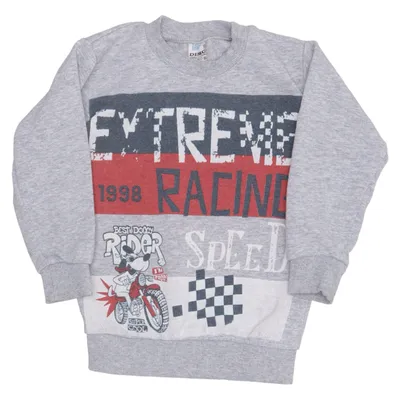 Sweatshirt (Grijs, Meerkleurig) van Dimo Katoen