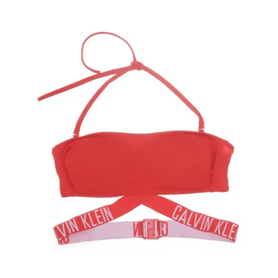 Haut de bikini (Rouge) de Calvin Klein Swimwear Élasthane, Polyester