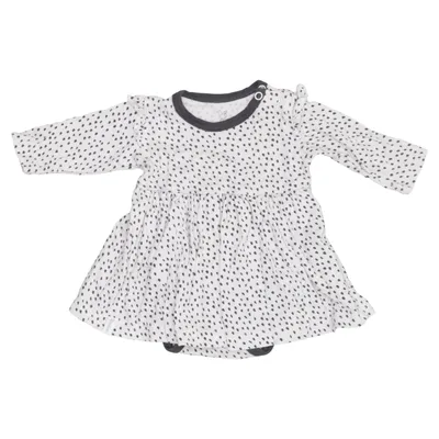 Romper (Wit, Zwart) van Newborn Bamboo, Katoen