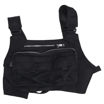 Waist bag (Black) from Helmut Lang Cotton, Polyamide, Polyester