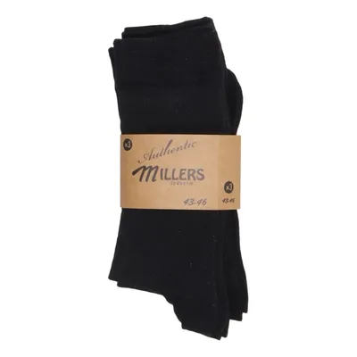 Chaussettes (Noir) de Millers Industry Coton, Élasthane, Polyester