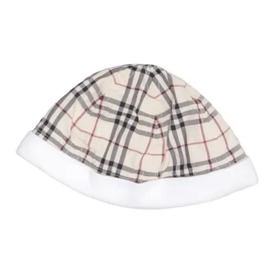 Beanie (Beige, Meerkleurig) van Burberry Katoen