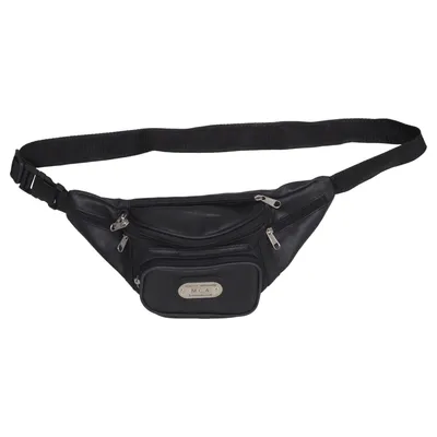 Sac-banane (Noir) de Moda International