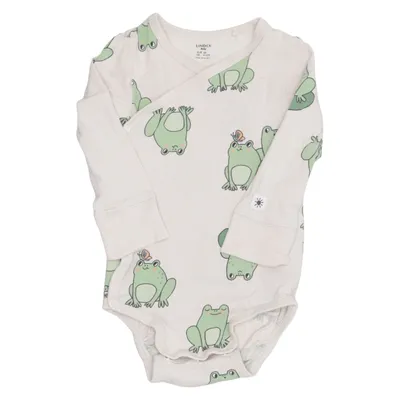 Romper (Beige, Groen) van Lindex Baby Katoen, Elastaan