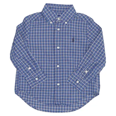 Overhemd (Blauw, Wit) van Ralph Lauren Katoen