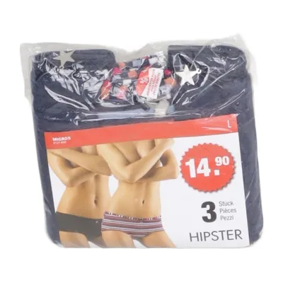 Slip (Blauw, Meerkleurig) van Migros Katoen, Elastaan