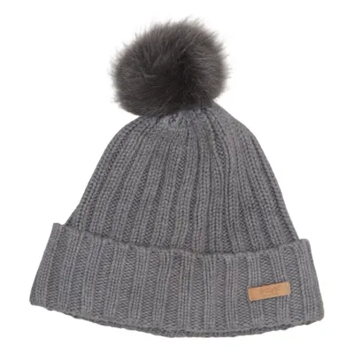 Bonnet à pompon (Gris) de Barts Acrylique, Cachemire, Coton, Polyamide, Polyester, Viscose, Laine