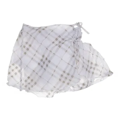 Slå om-nederdel (Beige, Hvid, Flerfarvet) fra Burberry Bomuld