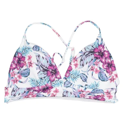 Haut de bikini (Blanc, Multicolore) de Marine Classics Élasthane, Polyester