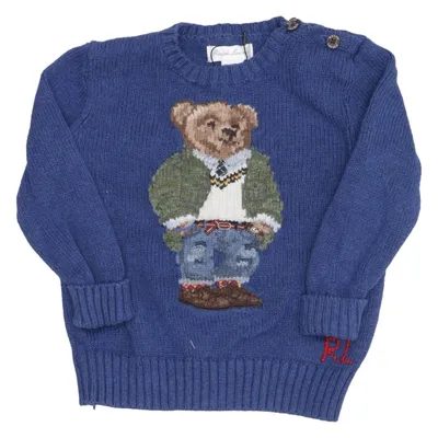 Sweater (Blue) from Ralph Lauren Cotton, Nylon, Wool