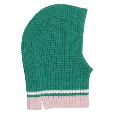 Balaklava (Grøn, Flerfarvet) fra Marni x Uniqlo Akryl, Polyamid, Polyester, Uld