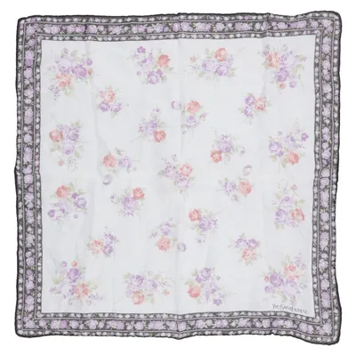 Handkerchief (White, Purple, Multicolored) from Yves Saint Laurent
