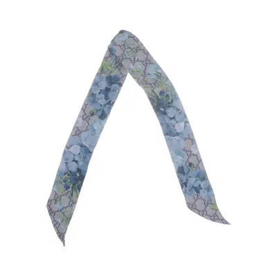Headscarf (Blue, Multicolored) from Gucci Silk