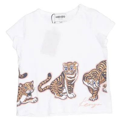 T-shirt (Wit, Meerkleurig) van Kenzo Kids Katoen