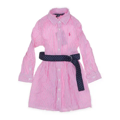 Skjortklänning (Rosa, Vit) från Polo Ralph Lauren Bomull