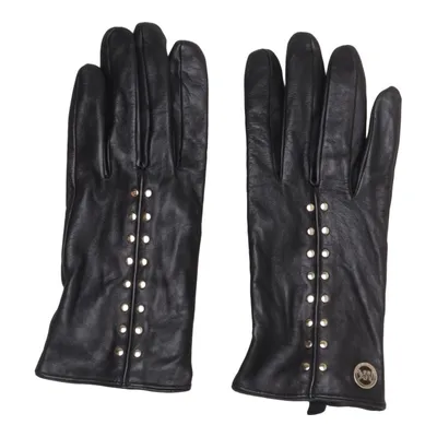 Læderhandsker (Sort) fra Michael Kors Læder, Polyester