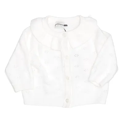Cardigan (White) from Lindex Newborn Cotton, Elastane, Polyester
