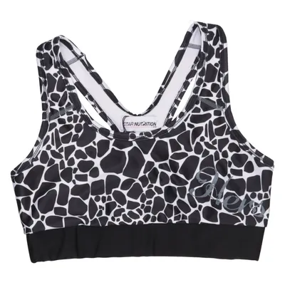 Sports-BH (Sort, Hvid) fra Star Nutrition Elastan, Polyester