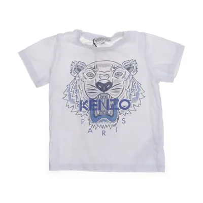 T-shirt (Vit) från Kenzo Kids Ekologisk bomull
