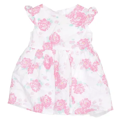 Jurk (Wit, Roze, Groen) van Early Days Katoen, Polyester