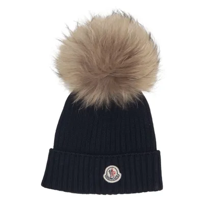 Bonnet à pompon (Berretto) de Moncler Laine