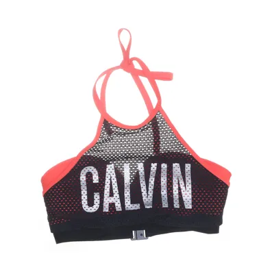Bikiniöverdel (Svart, Röd) från Calvin Klein Swimwear Elastan, Polyamid, Polyester
