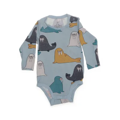 Body (Grön, Flerfärgad) från Lindex Baby Ekologisk bomull, Elastan