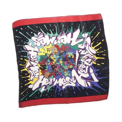 Halsdoek (Zwart, Meerkleurig) van Hermès Zijde