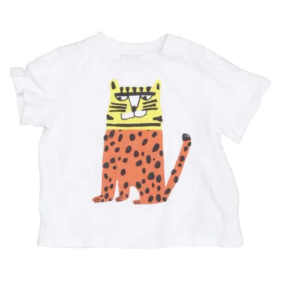 T-shirt (Blanc, Multicolore) de Stella McCartney Kids Coton