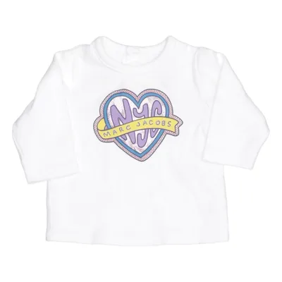 T-shirt à manches longues (Blanc) de Marc Jacobs Coton