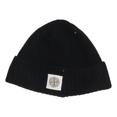 Beanie (Zwart) van Stone Island Polyamide, Wol